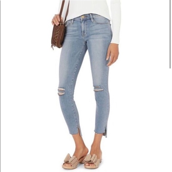 FRAME Le Skinny Se Jeanne Raw Hem Skinny Jeans - Picture 2 of 11